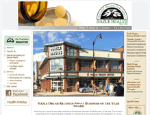 Tablet Screenshot of hazledrugs.com